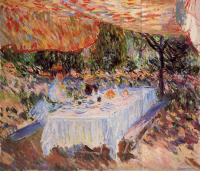 Monet, Claude Oscar - Luncheon under the Tent